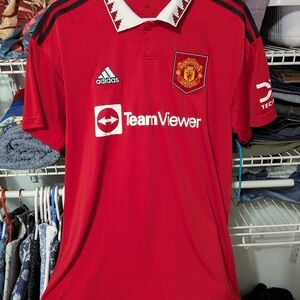 Adidas Red Manchester United Jersey